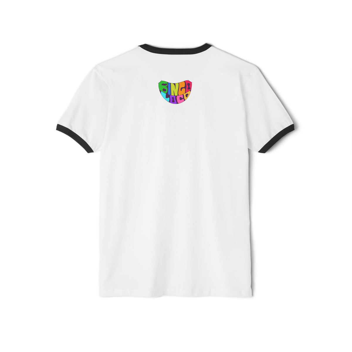 Colorful Retro Ringer T-Shirt – Good Vibes Graphic