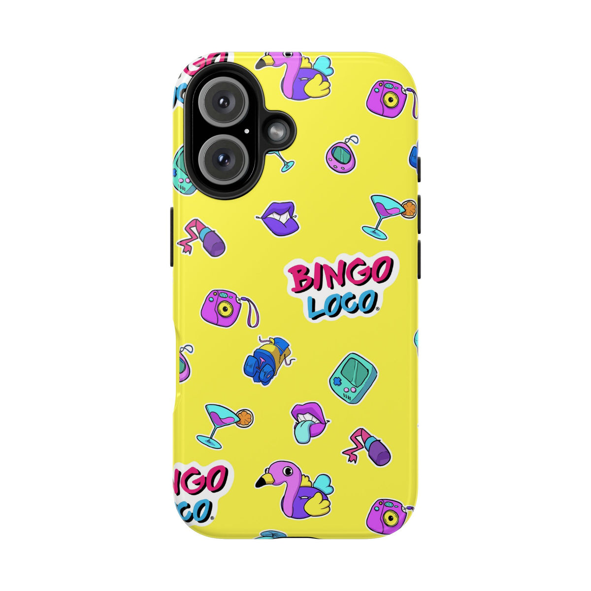 Bingo Loco Colorful Cartoon Tough Phone Case