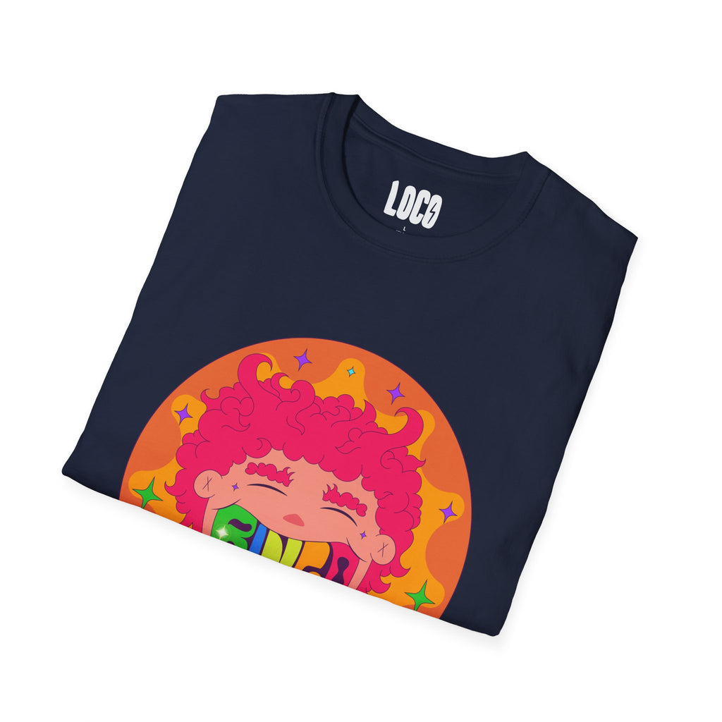 Good Vibes Colorful Peace Sign Graphic T-Shirt