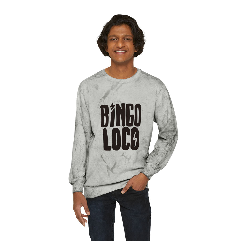 Color Blast Crewneck Sweatshirt — Logo Tie-Dye Design