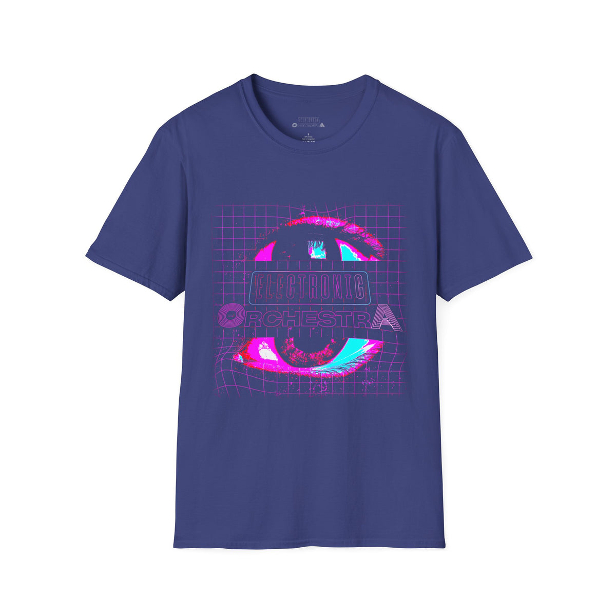 Retro Cyber Eye T-Shirt — 'Cultura Orchestra' Vaporwave Graphic Tee