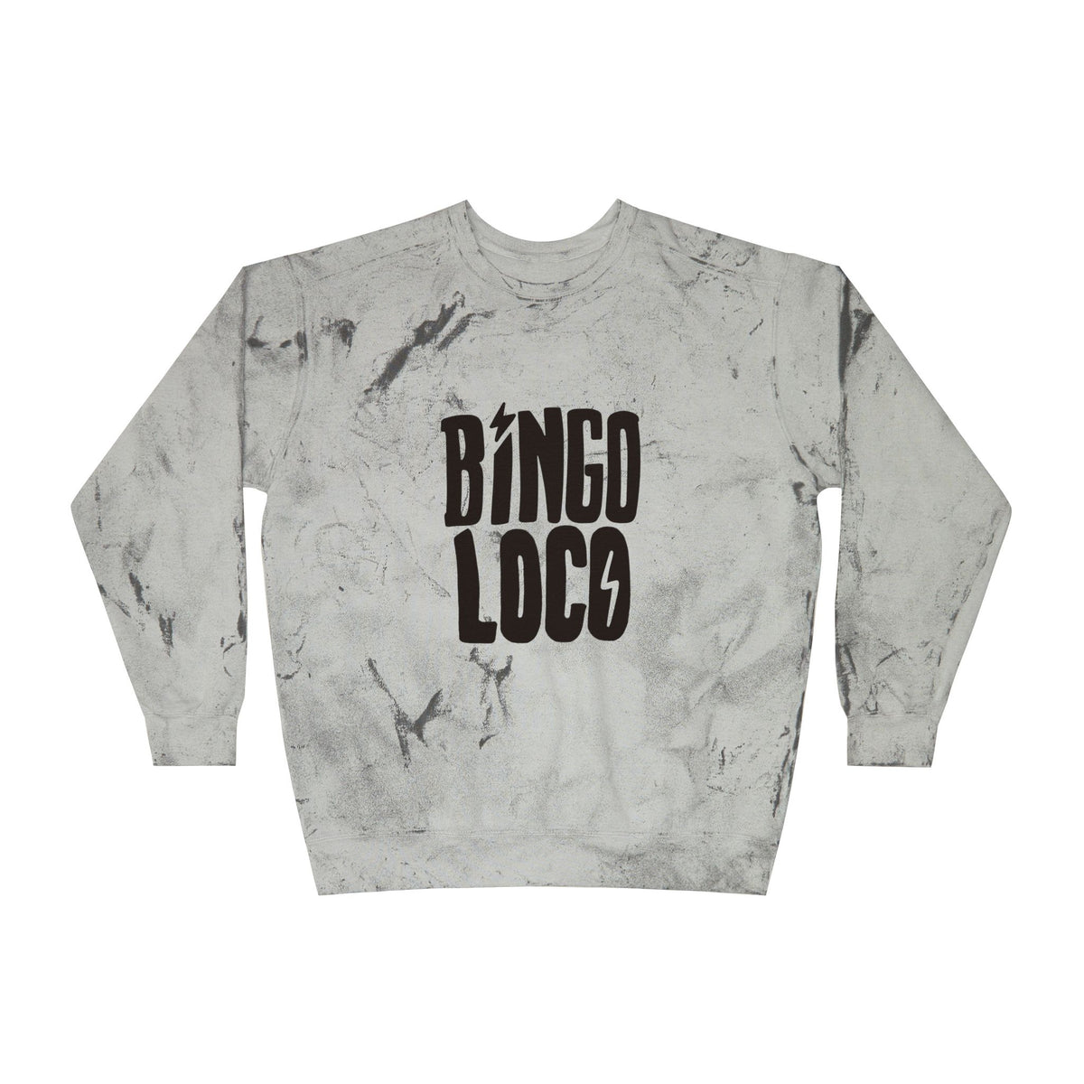 Color Blast Crewneck Sweatshirt — Logo Tie-Dye Design