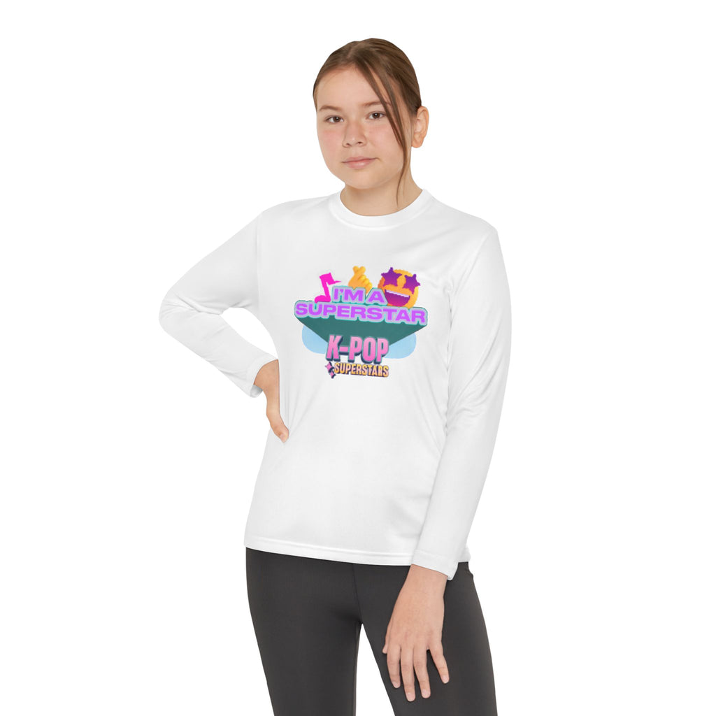 Youth Long Sleeve Tee — "I'M A SUPERSTAR" K-Pop Fan Shirt