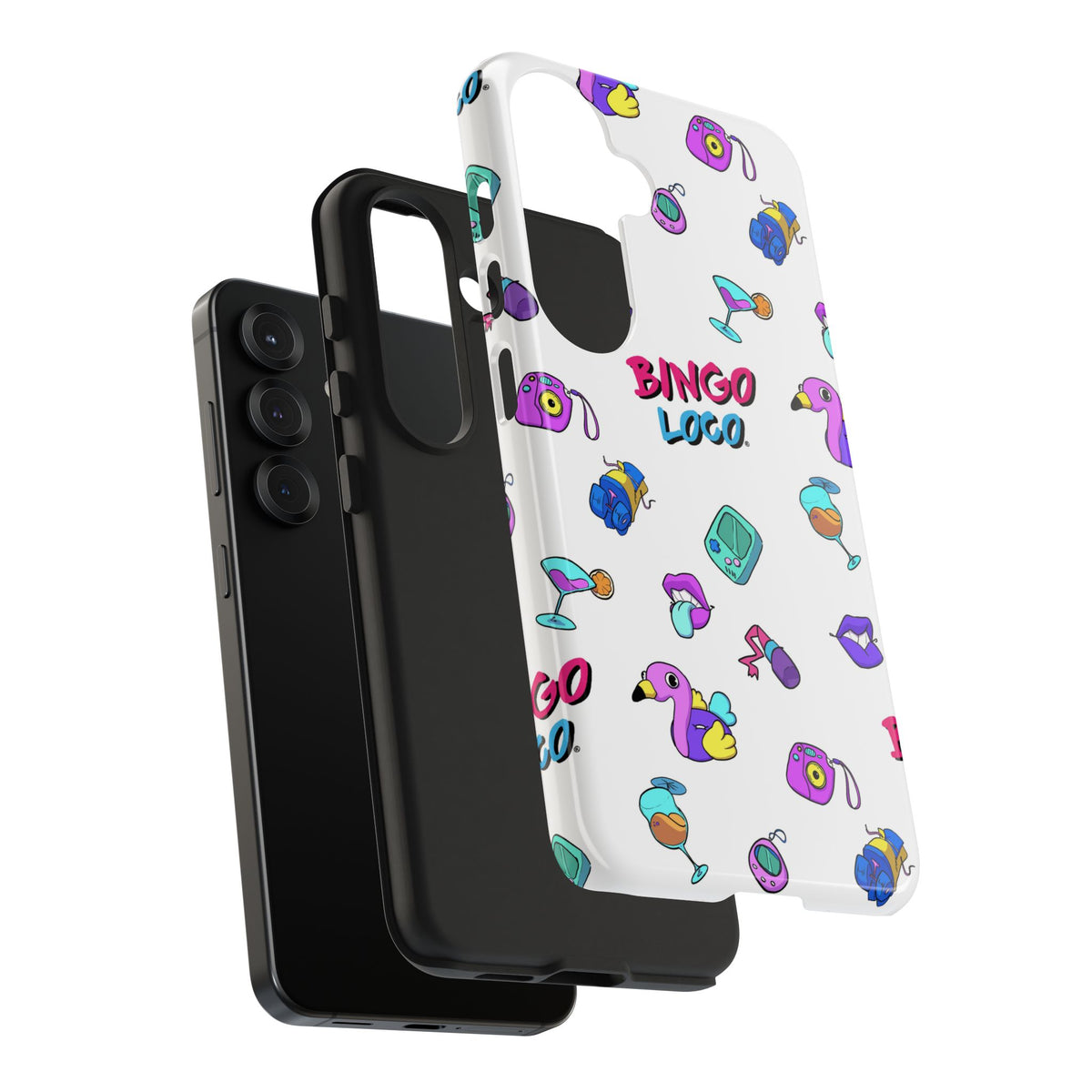 Bingo Loco Colorful Pattern Tough Phone Case