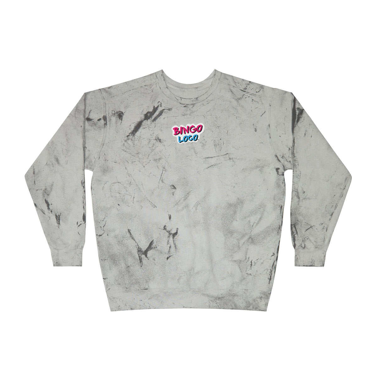 Color Blast Crewneck Sweatshirt — Juke Box Tie-Dye Design