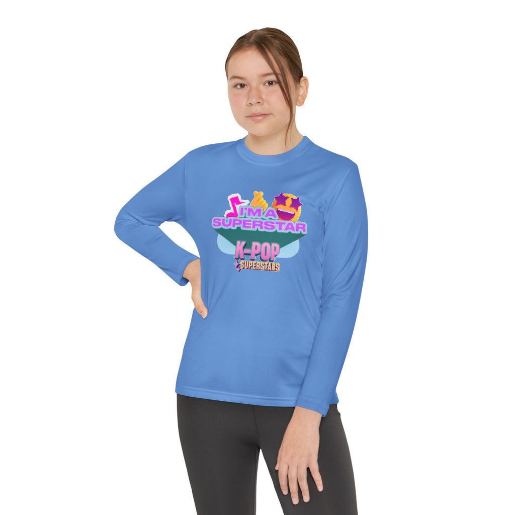 Youth Long Sleeve Tee — "I'M A SUPERSTAR" K-Pop Fan Shirt
