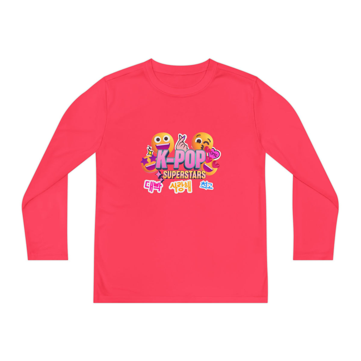 K-Pop Superstars Youth Long Sleeve Tee