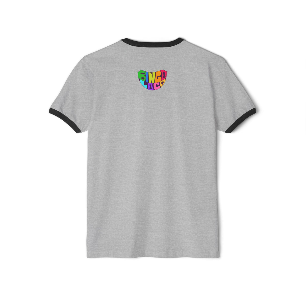 Colorful Retro Ringer T-Shirt – Good Vibes Graphic