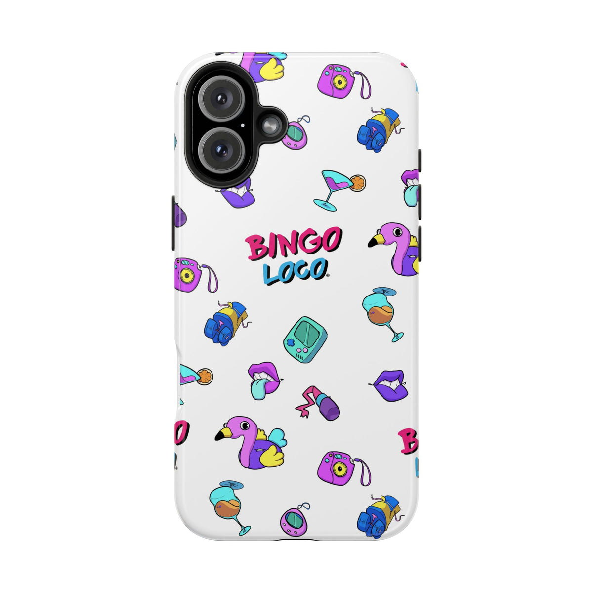 Bingo Loco Colorful Pattern Tough Phone Case