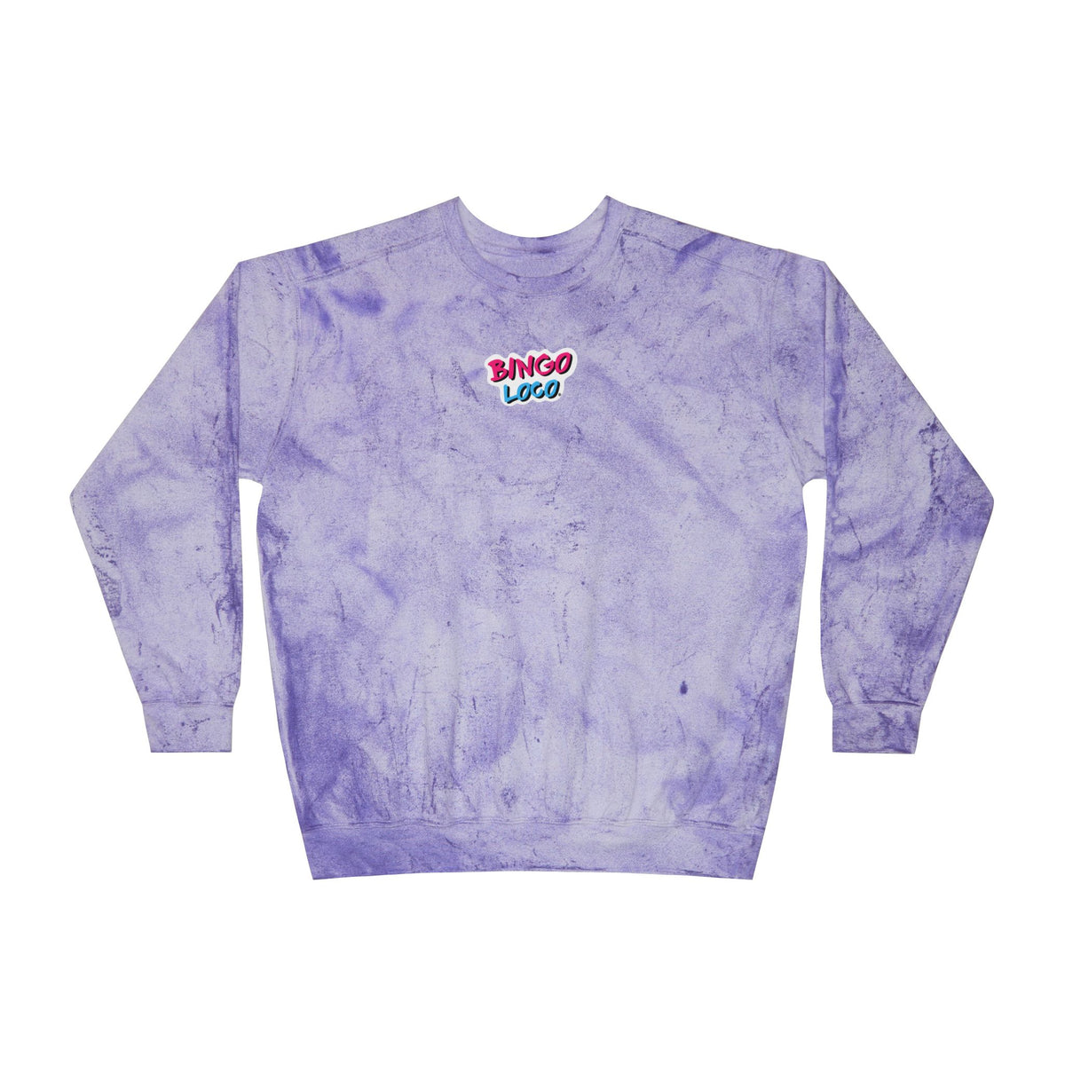 Color Blast Crewneck Sweatshirt — Rocket Tie-Dye Design