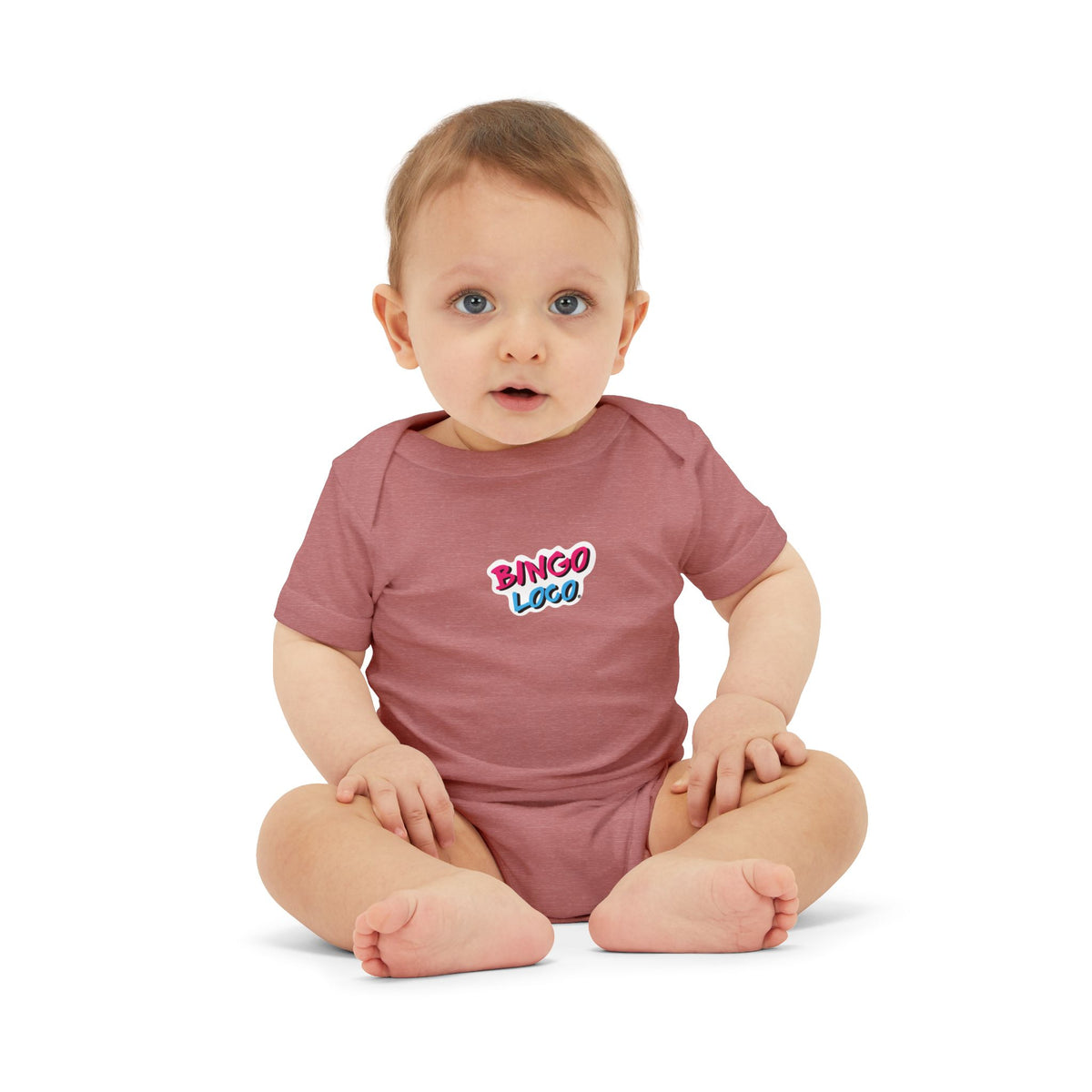 Infant One-Piece Bodysuit — 'Bingo Logo' Cute Baby Romper