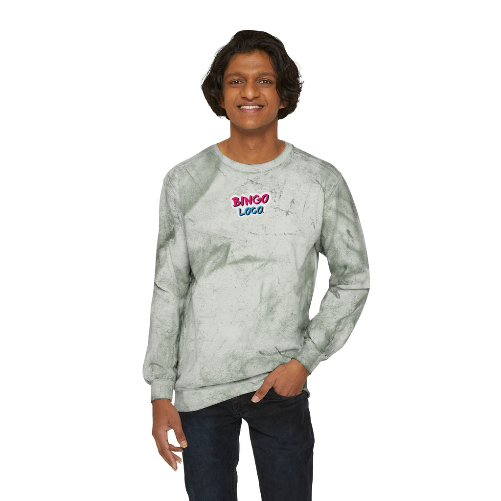 Color Blast Crewneck Sweatshirt — Rocket Tie-Dye Design