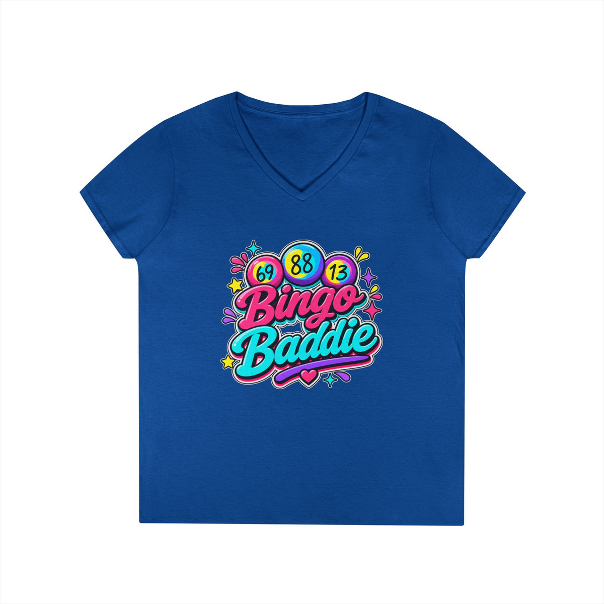 Bingo Baddie Ladies' V-Neck T-Shirt