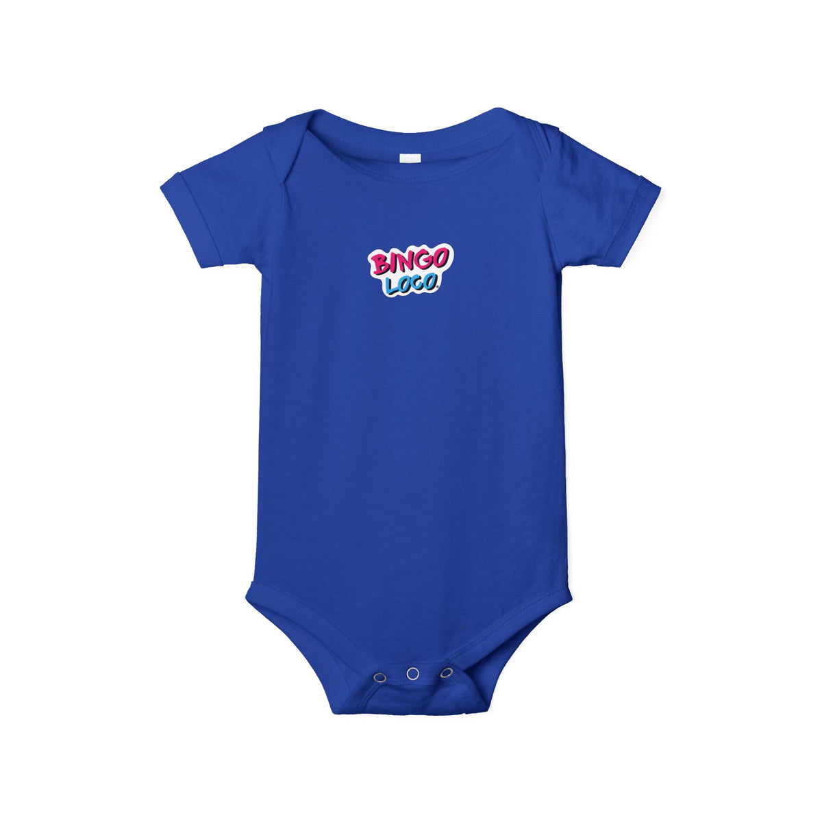 Infant One-Piece Bodysuit — 'Bingo Logo' Cute Baby Romper