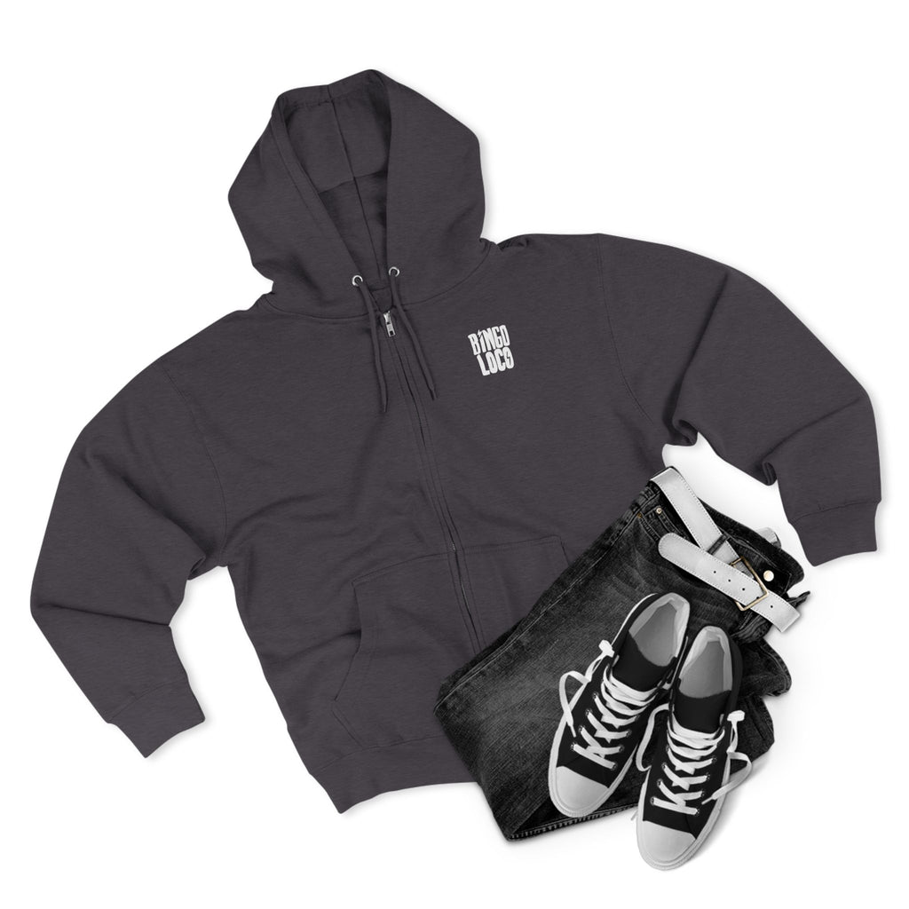 Retro Jukebox Zip Hoodie — Colorful Music Graphic Hoodie