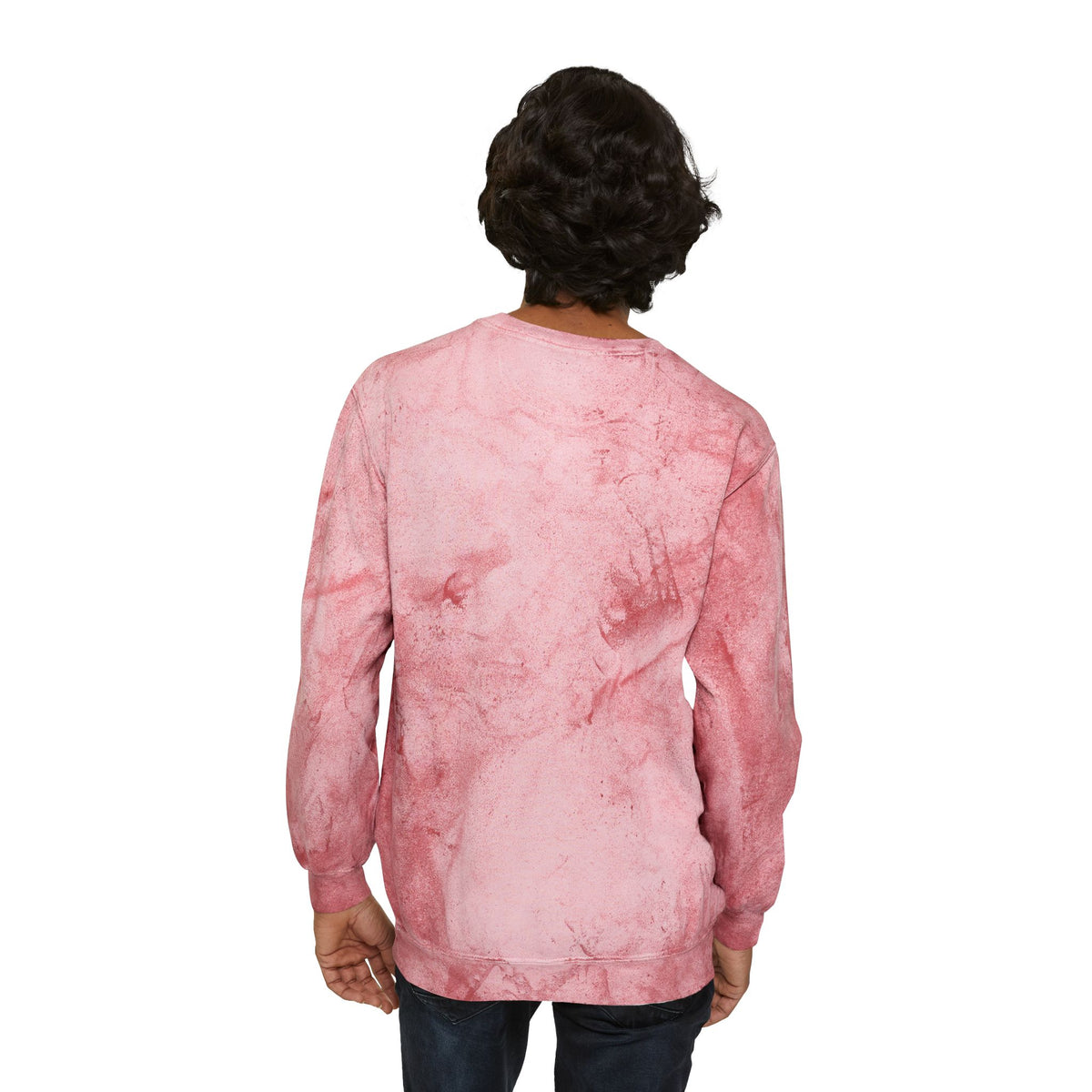 Color Blast Crewneck Sweatshirt — Logo Tie-Dye Design