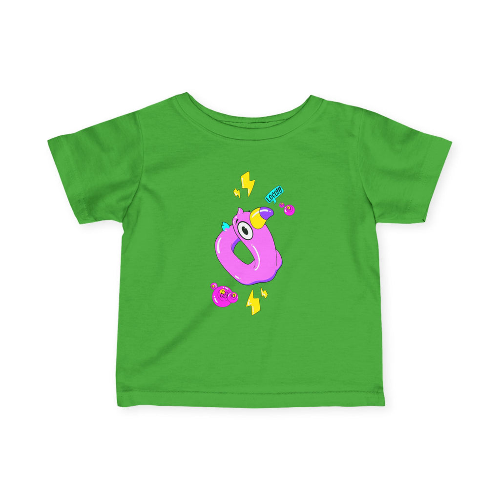 Infant Tee — Playful Pink Monster Graphic Baby Shirt