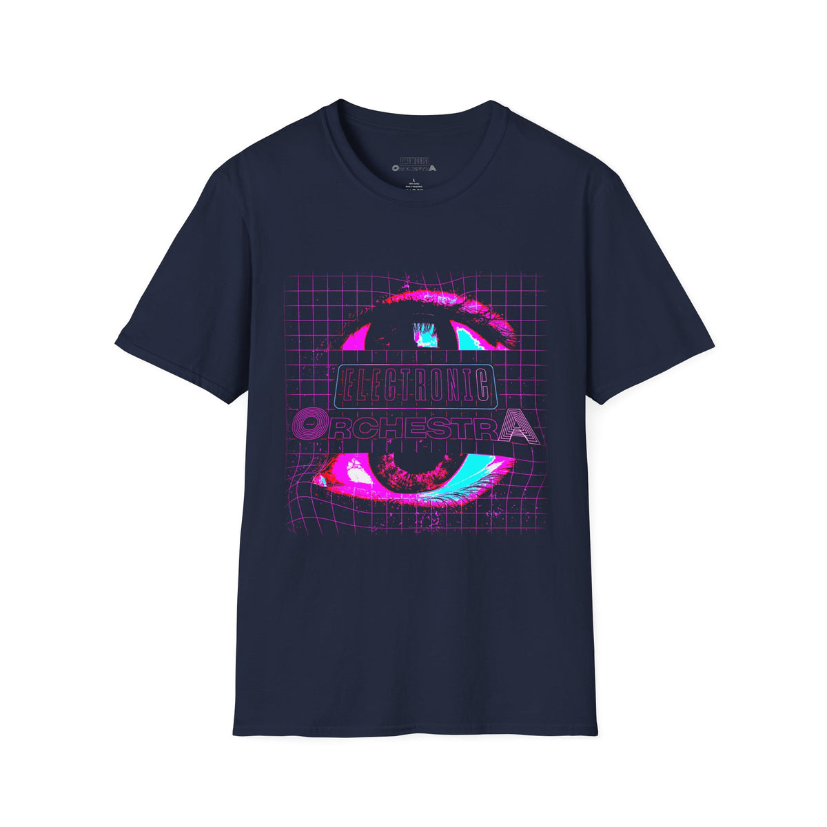Retro Cyber Eye T-Shirt — 'Cultura Orchestra' Vaporwave Graphic Tee