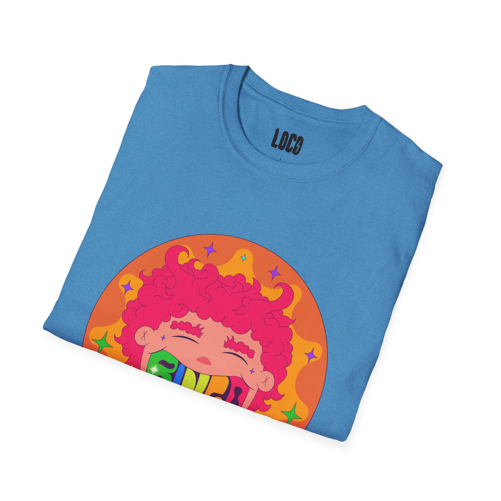 Good Vibes Colorful Peace Sign Graphic T-Shirt
