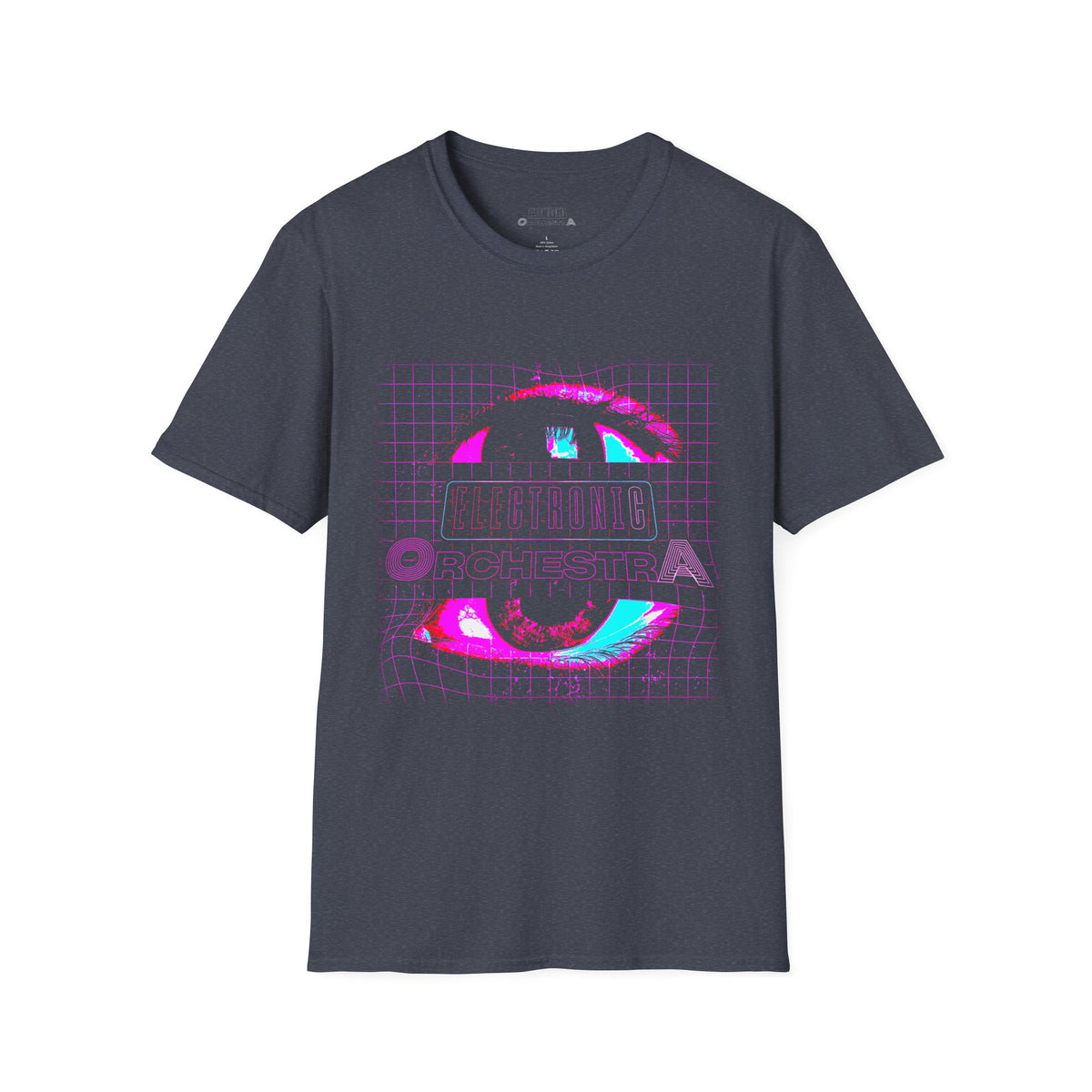 Retro Cyber Eye T-Shirt — 'Cultura Orchestra' Vaporwave Graphic Tee