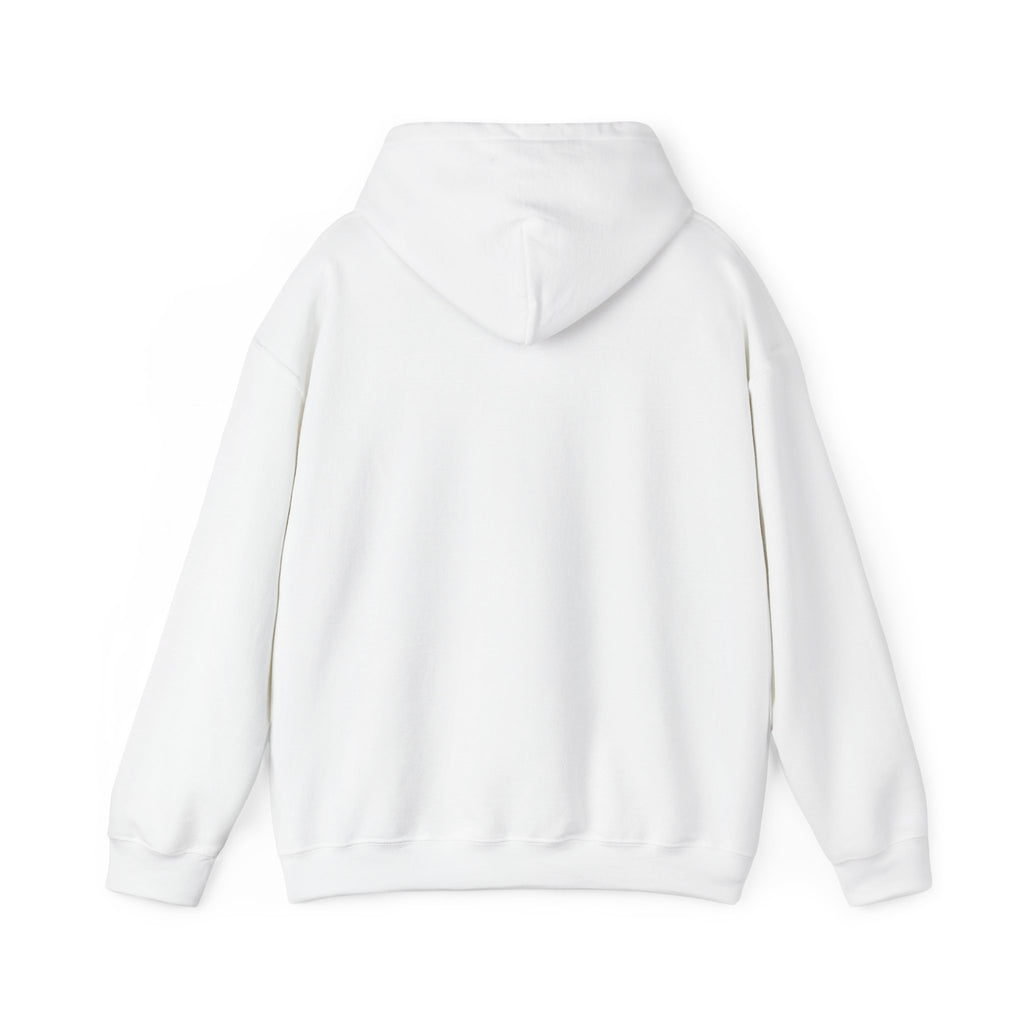 Bingo Logo Hoodie — Retro Pink & Blue Minimal Chest Graphic