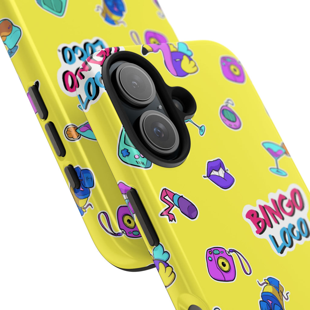 Bingo Loco Colorful Cartoon Tough Phone Case