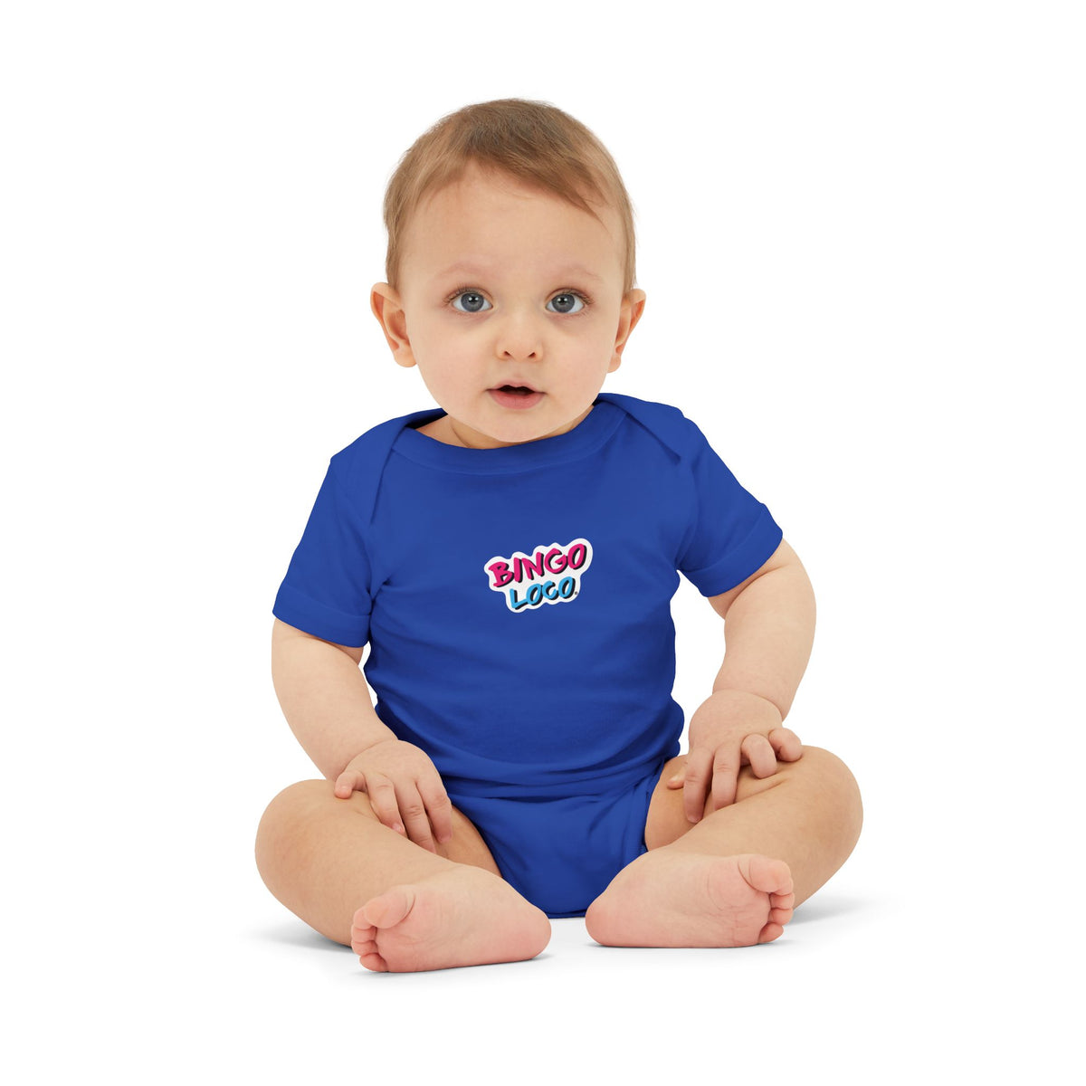Infant One-Piece Bodysuit — 'Bingo Logo' Cute Baby Romper