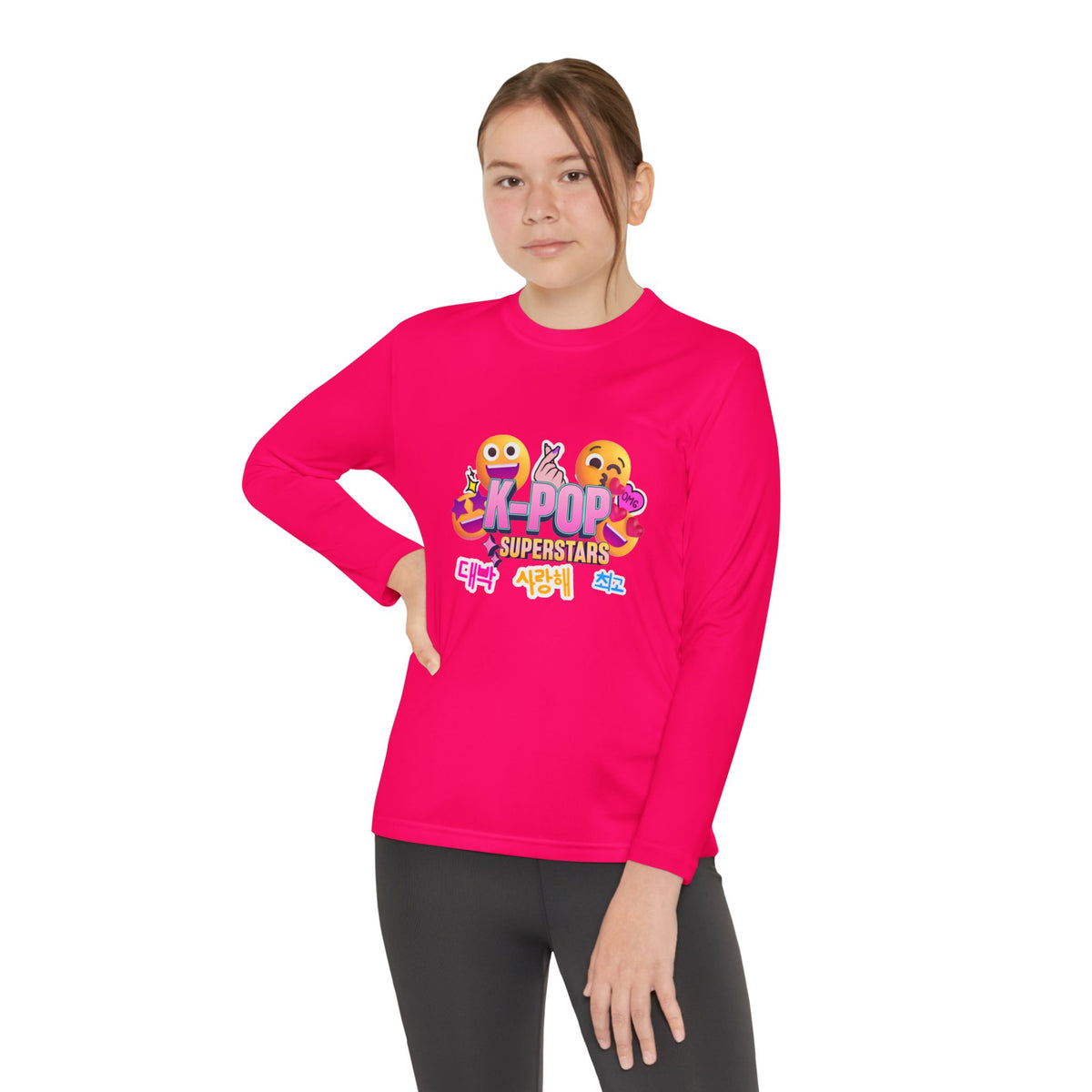 K-Pop Superstars Youth Long Sleeve Tee