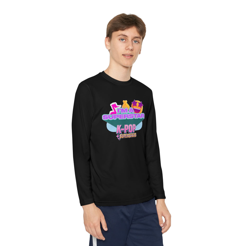 Youth Long Sleeve Tee — "I'M A SUPERSTAR" K-Pop Fan Shirt