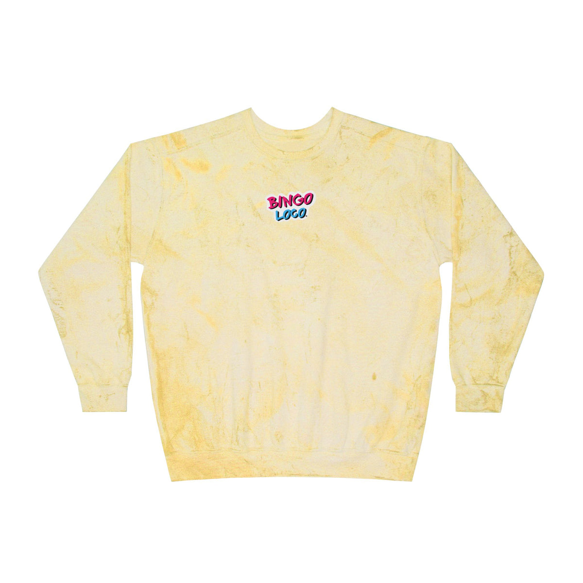 Color Blast Crewneck Sweatshirt — Rocket Tie-Dye Design