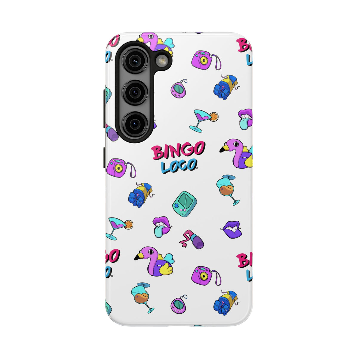 Bingo Loco Colorful Pattern Tough Phone Case
