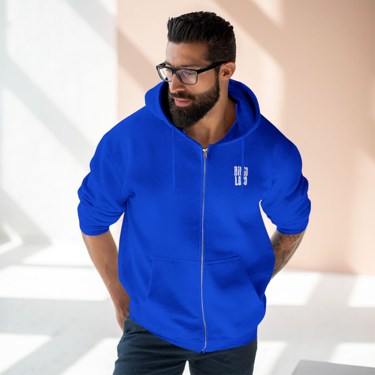 Retro Jukebox Zip Hoodie — Colorful Music Graphic Hoodie