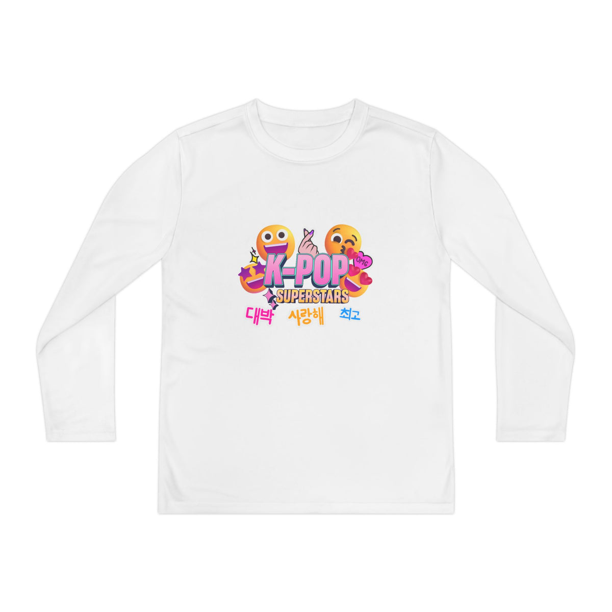 K-Pop Superstars Youth Long Sleeve Tee