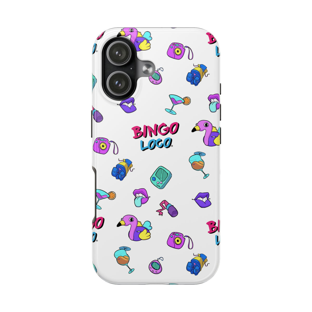 Bingo Loco Colorful Pattern Tough Phone Case