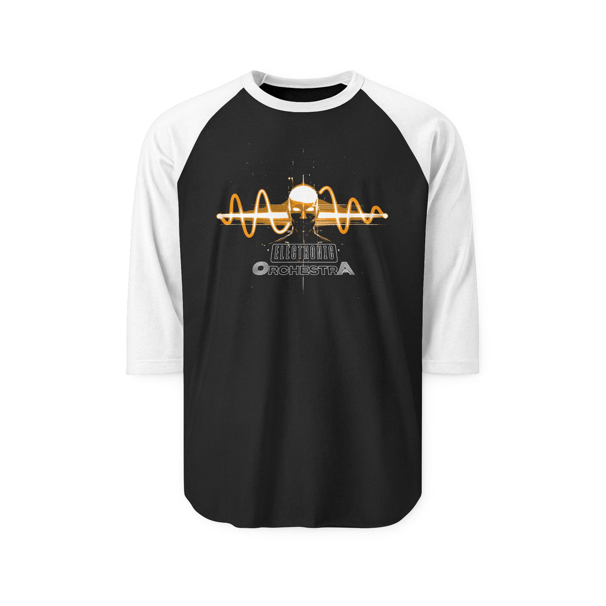 Skull Wave Raglan Shirt — 'Remember the Fallen' Graphic Baseball Tee