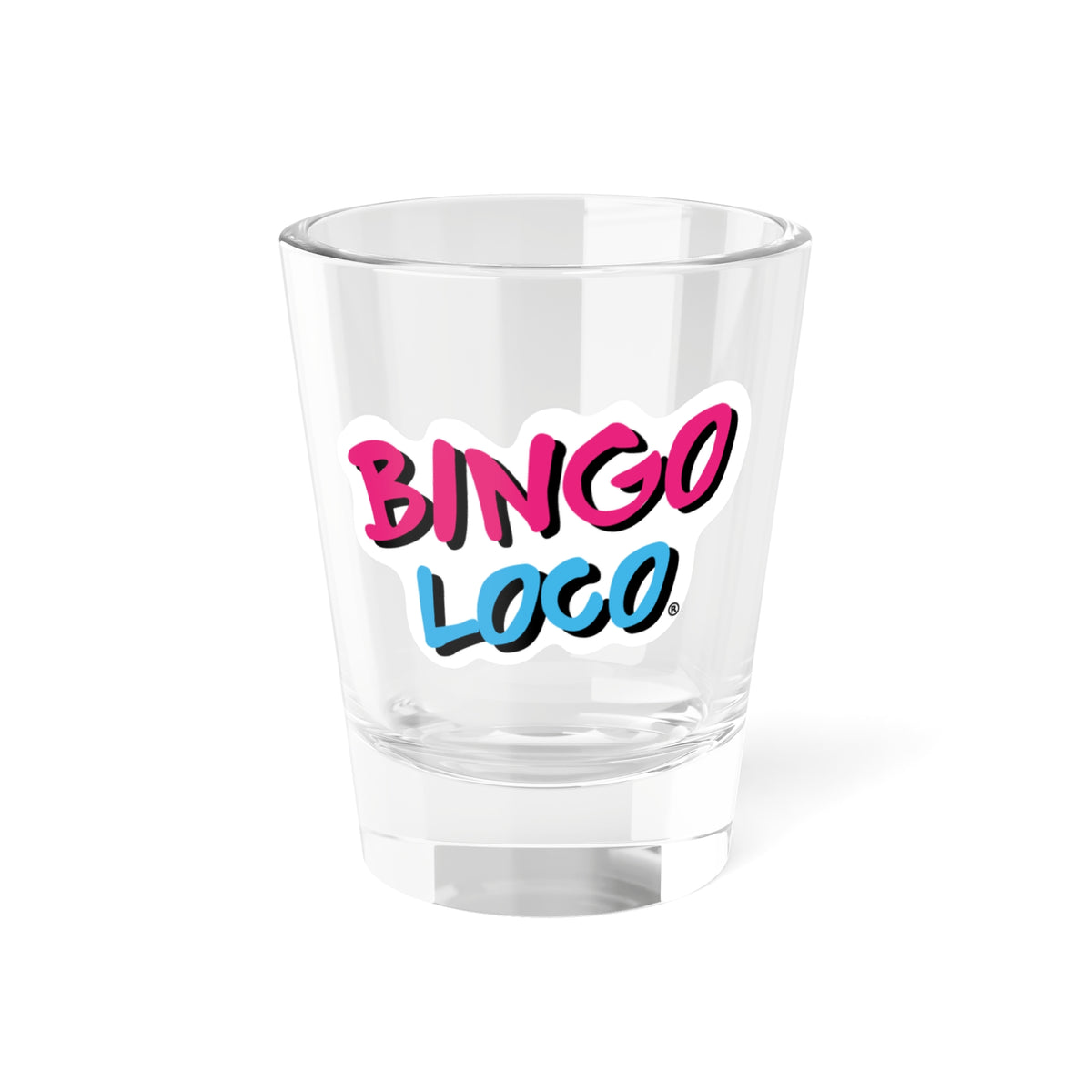 Bingo Loco Shot Glass — 1.5oz Party Shooter Glass