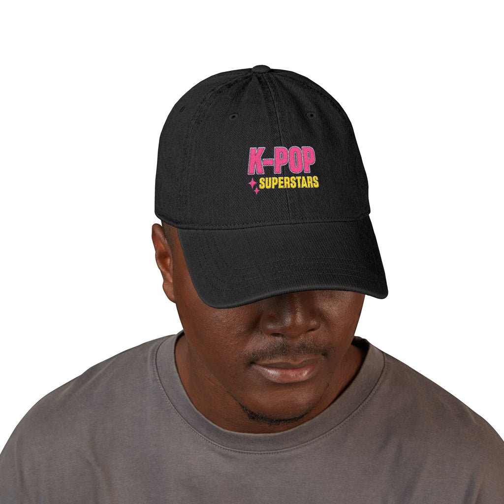 K-POP Superstars Embroidered Denim Hat