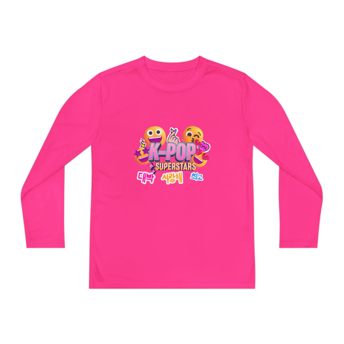 K-Pop Superstars Youth Long Sleeve Tee