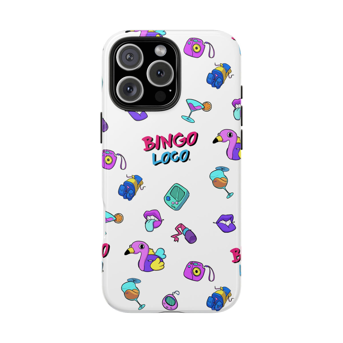 Bingo Loco Colorful Pattern Tough Phone Case