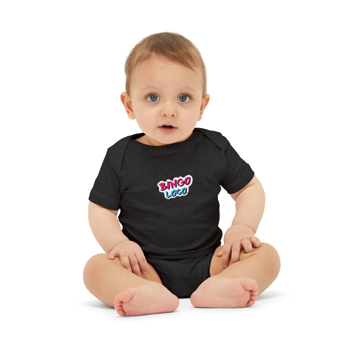 Infant One-Piece Bodysuit — 'Bingo Logo' Cute Baby Romper