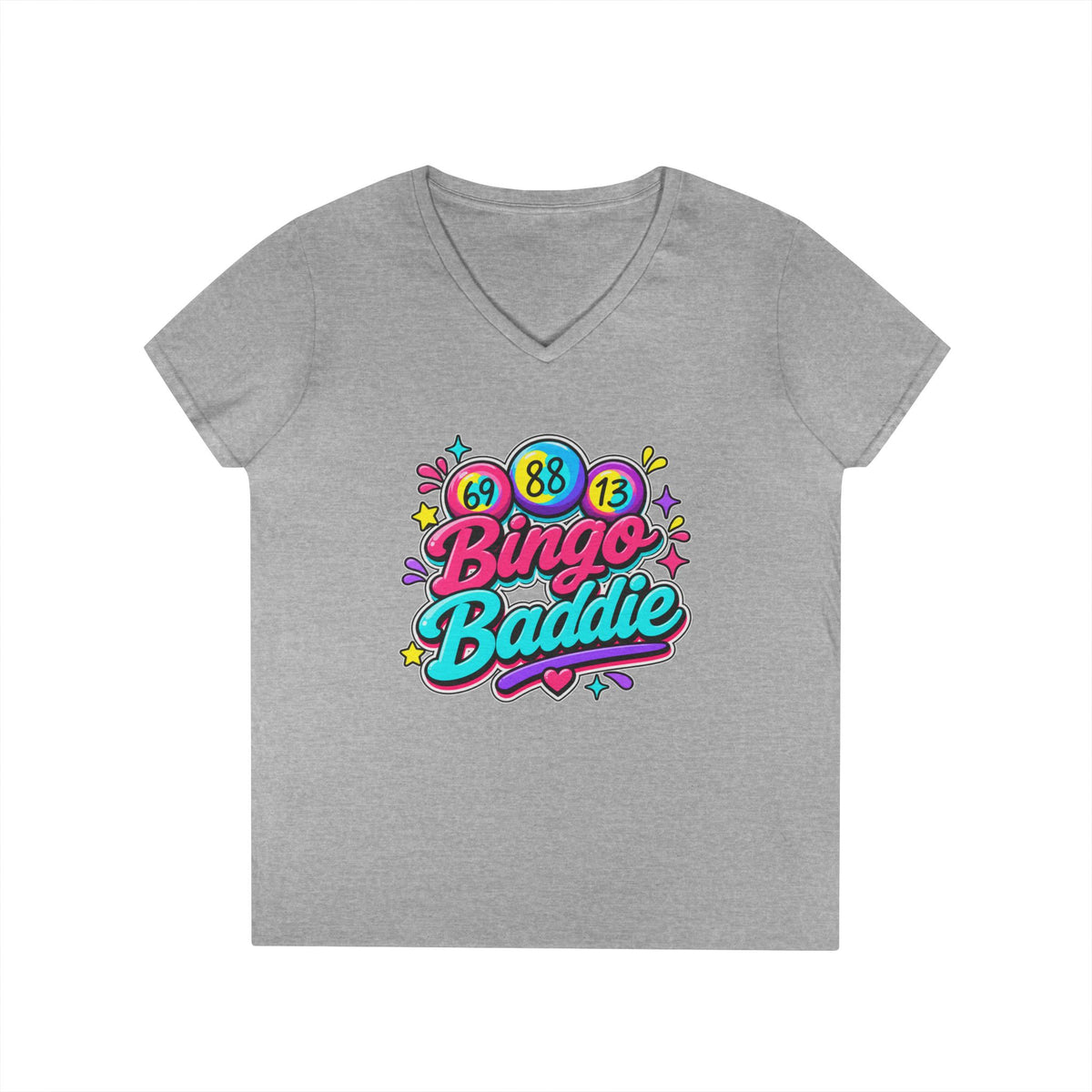 Bingo Baddie Ladies' V-Neck T-Shirt