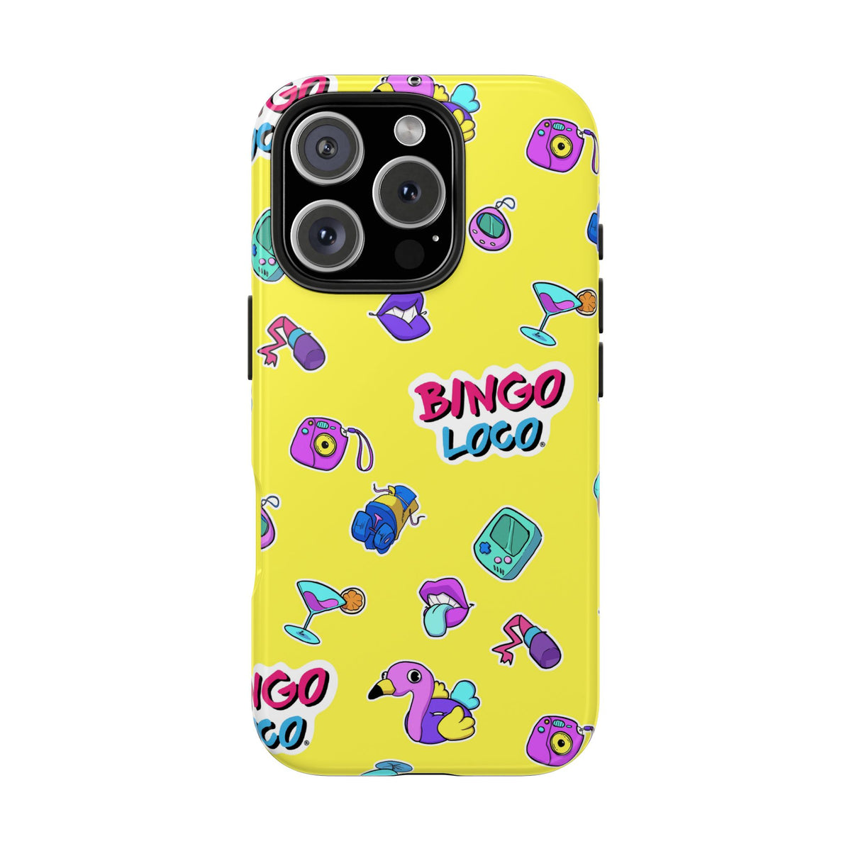 Bingo Loco Colorful Cartoon Tough Phone Case
