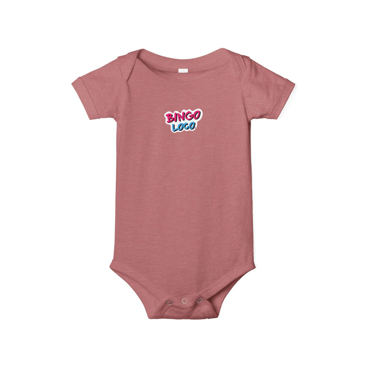 Infant One-Piece Bodysuit — 'Bingo Logo' Cute Baby Romper