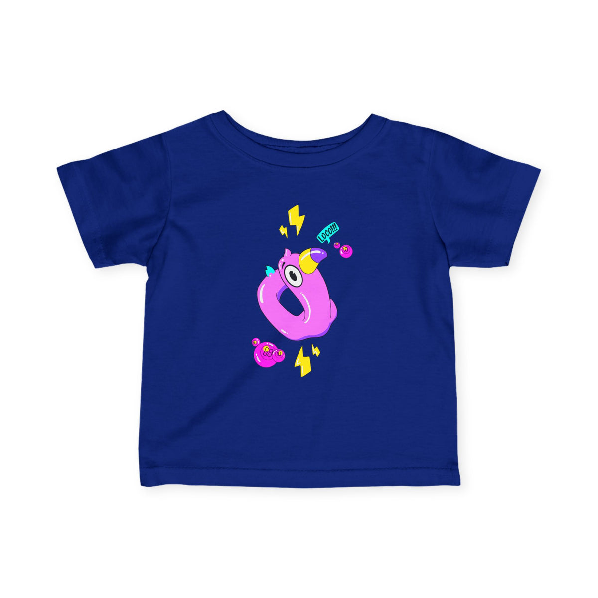 Infant Tee — Playful Pink Monster Graphic Baby Shirt