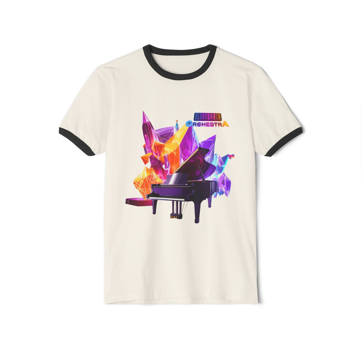 Piano Crystal Orchestra Ringer Tee