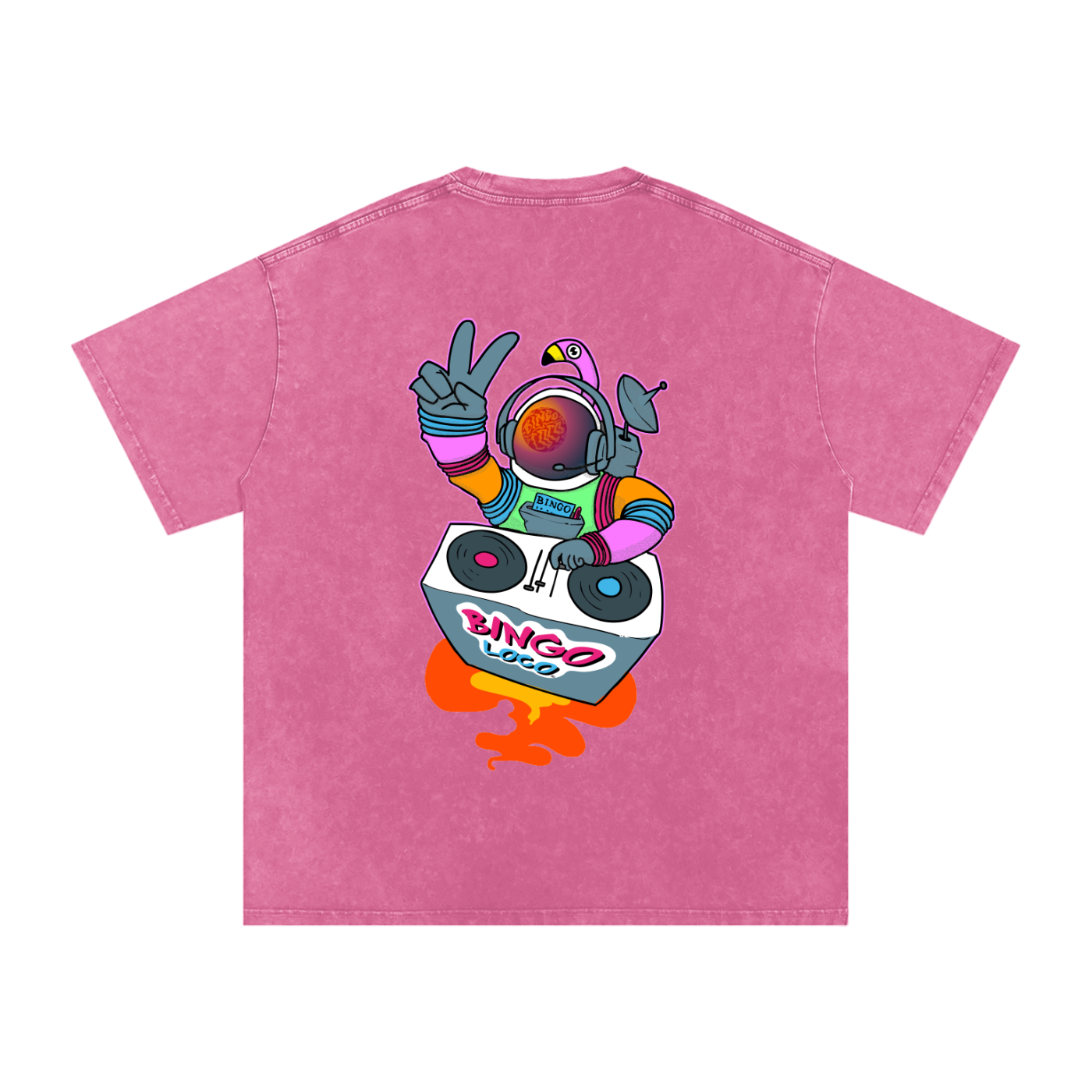 Acid Wash Oversize T-Shirt - 250 GSM