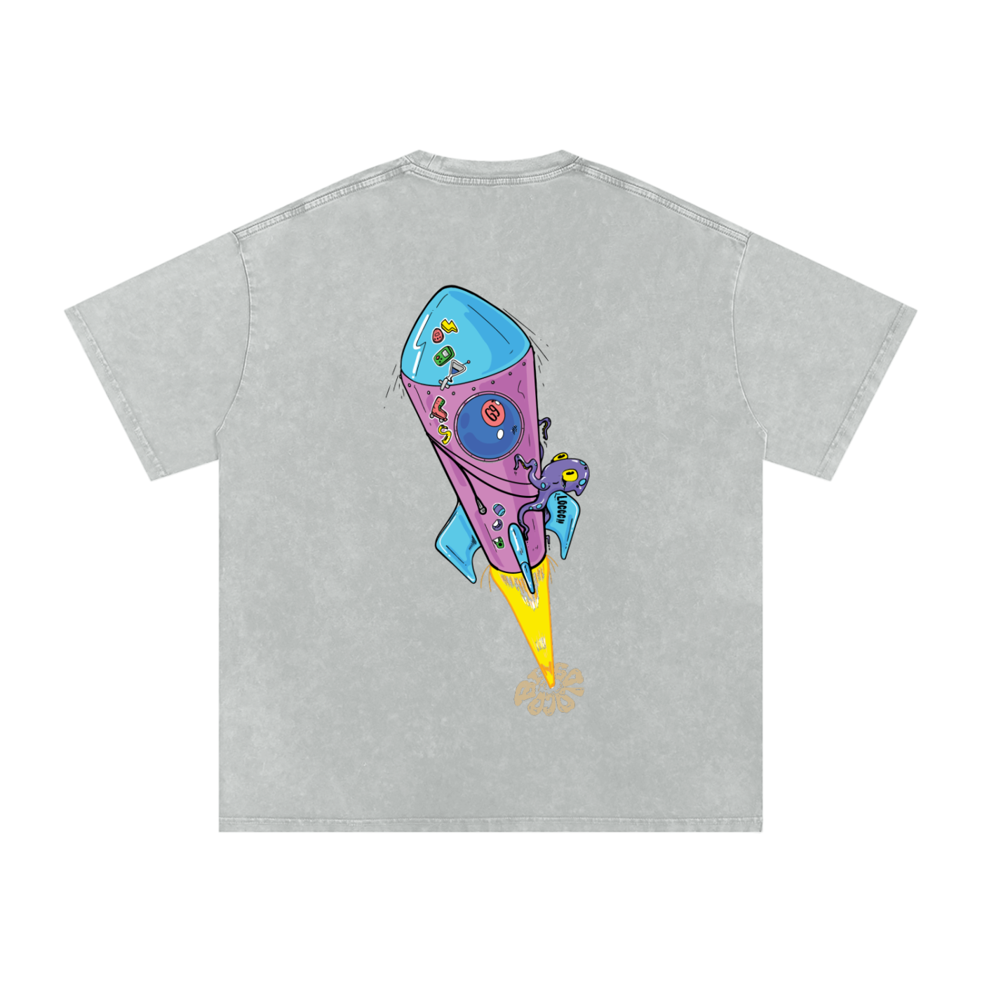 Acid Wash Oversize T-Shirt - 250 GSM